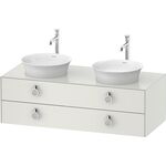 Duravit Waschtischunterbau WHITE TULIP 408x1300x550mm weiß seidenmatt