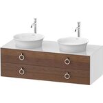 Duravit Waschtischunterbau WHITE TULIP 408x1300x550mm amerik NB / we hochglanz