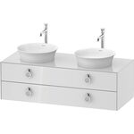 Duravit Waschtischunterbau WHITE TULIP 408x1300x550mm weiß hochglanz