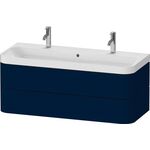 Duravit Waschtischset HAPPY D.2 PLUS 1175x490mm e HL nachtblau seidenmatt