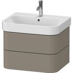 Duravit WTU HAPPY D.2 PLUS 625x490mm 2 Schubk Steingr sdm o ES