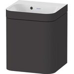 Duravit Waschtischset HAPPY D.2 PLUS Türansch li 400x360mm e HL gra supermatt