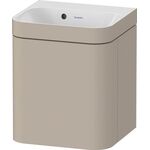 Duravit Waschtischset HAPPY D.2 PLUS Türansch re 400x360mm e HL ta seidenmatt