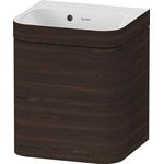 Duravit Waschtischset HAPPY D.2 PLUS Türansch re 400x360mm e HL NB gebürstet