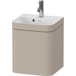 Duravit Waschtischset HAPPY D.2 PLUS Türansch re 400x360mm o HL ta seidenmatt