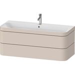 Duravit Waschtischset HAPPY D.2 PLUS 2 Schubk 1175x490mm 2 HL ta seidenmatt