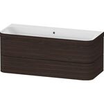 Duravit Waschtischset HAPPY D.2 PLUS 2 Schubk 1175x490mm e HL NB gebürstet