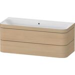 Duravit Waschtischset HAPPY D.2 PLUS 2 Schubk 1175x490mm e HL medi eiche