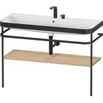 Duravit Waschtischset HAPPY D.2 PLUS 1175x490mm 2 HL mediterrane eiche