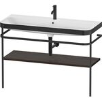 Duravit Waschtischset HAPPY D.2 PLUS 1175x490mm e Hahnloch nussbaum gebürstet