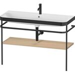 Duravit Waschtischset HAPPY D.2 PLUS 1175x490mm e Hahnloch mediterrane eiche