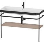 Duravit Waschtischset HAPPY D.2 PLUS 1175x490mm ein Hahnloch leinen