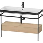 Duravit Waschtischset HAPPY D.2 PLUS 1175x490mm e Hahnloch mediterrane eiche