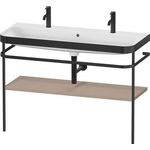 Duravit Waschtischset HAPPY D.2 PLUS 1175x490mm ein Hahnloch leinen