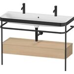 Duravit Waschtischset HAPPY D.2 PLUS 1175x490mm e Hahnloch mediterrane eiche