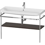 Duravit Waschtischset HAPPY D.2 PLUS 1175x490mm e Hahnloch nussbaum gebürstet