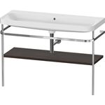 Duravit Waschtischset HAPPY D.2 PLUS 1175x490mm o Hahnloch nussbaum gebürstet