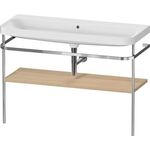 Duravit Waschtischset HAPPY D.2 PLUS 1175x490mm o Hahnloch mediterrane eiche