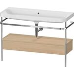 Duravit Waschtischset HAPPY D.2 PLUS 1175x490mm o Hahnloch mediterrane eiche