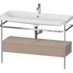 Duravit Waschtischset HAPPY D.2 PLUS 1175x490mm ein Hahnloch leinen