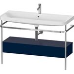 Duravit Waschtischset HAPPY D.2 PLUS 1175x490mm e HL nachtblau seidenmatt