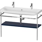 Duravit Waschtischset HAPPY D.2 PLUS 1175x490mm e HL nachtblau seidenmatt