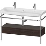 Duravit Waschtischset HAPPY D.2 PLUS 1175x490mm e Hahnloch nussbaum gebürstet