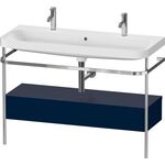 Duravit Waschtischset HAPPY D.2 PLUS 1175x490mm e HL nachtblau seidenmatt
