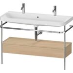 Duravit Waschtischset HAPPY D.2 PLUS 1175x490mm e Hahnloch mediterrane eiche