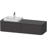 Duravit WTU HAPPY D.2 PLUS 1600x550mm 2 Au WT li gra s-matt o ES