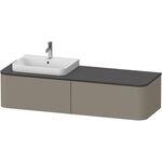Duravit WTU HAPPY D.2 PLUS 1600x550mm 2 Au WT li Steingr sdm o ES