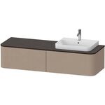 Duravit WTU HAPPY D.2 PLUS 1600x550mm 2 Au WT re L o ES