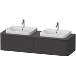 Duravit WTU HAPPY D.2 PLUS 1600x550mm 2 Au gra s-matt o ES