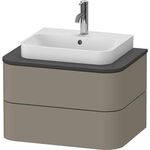 Duravit WTU HAPPY D.2 PLUS 650x480mm 2 Schubk Steingr sdm o ES