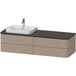 Duravit WTU HAPPY D.2 PLUS 1600x550mm 4 Schubk WT li L o ES