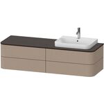 Duravit WTU HAPPY D.2 PLUS 1600x550mm 4 Schubk WT re L o ES