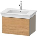 Duravit Waschtischunterbau WHITE TULIP 684x410mm 1 Az Ei na mass /steingrau hgl