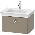Duravit Waschtischunterbau WHITE TULIP 684x410mm 1 Ausz. Steingr hgl o ES