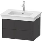 Duravit Waschtischunterbau WHITE TULIP 684x410mm 2 Schubk grap sdm o ES