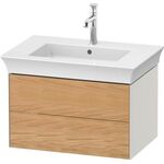 Duravit Waschtischunterbau WHITE TULIP 684x410mm 2 Sk Ei na mass / No we sdm o