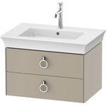 Duravit Waschtischunterbau WHITE TULIP 684x410mm 2 Schubk ta sdm o ES