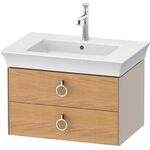 Duravit Waschtischunterbau WHITE TULIP 684x410mm 2 Sk Ei na mass / ta sdm o ES