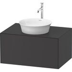 Duravit Waschtischunterbau WHITE TULIP 800x408mm 1 Ausz. grap sdm o ES