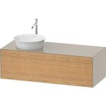 Duravit Waschtischunterbau WHITE TULIP 1300x550mm 1 Az Ei na mass / ta sdm o ES