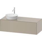 Duravit Waschtischunterbau WHITE TULIP 1300x550mm 1 Az amerik NB / we sdm o ES