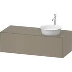 Duravit Waschtischunterbau WHITE TULIP 1300x550mm 1 Ausz. Steingr hgl o ES