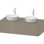 Duravit Waschtischunterbau WHITE TULIP 1300x550mm 1 Ausz. Steingr hgl o ES