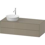 Duravit Waschtischunterbau WHITE TULIP 1300x550mm 2 Schubk Steingr hgl o ES