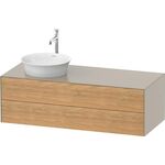 Duravit Waschtischunterbau WHITE TULIP 1300x550mm 2 Sk Ei na mass / ta sdm o ES