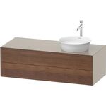 Duravit Waschtischunterbau WHITE TULIP 1300x550mm 2 Sk amerik NB / ta sdm o ES